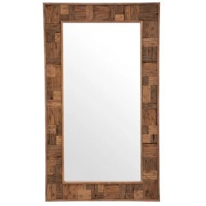Lustro w drewnianej ramie eko Cori 115 cm 146893