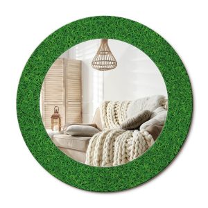 Lustro w ramie szklanej fi50 Patchwork kafelki wzór nowoczesne dekoracyjne 897394 Lustro w ramie szklanej fi50 Patchwork kafelki wzór nowoczesne dekoracyjne 897394