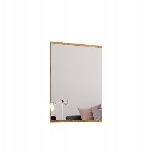 Lustro wiszące 80x60cm Lana prostokątne dębowa rama 261316 Lustro wiszące 80x60cm Lana prostokątne dębowa rama 261316