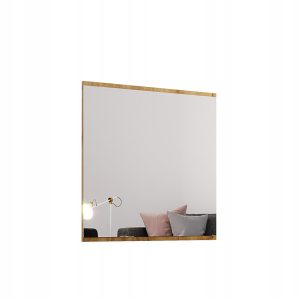 Lustro wiszące Lana 80x80cm dębowa rama kwadratowa 261322 Lustro wiszące Lana 80x80cm dębowa rama kwadratowa 261322
