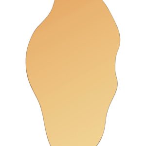 Lustro wiszące nieregularne brązowe 354301 Lustro wiszące nieregularne brązowe 354301
