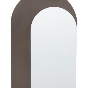Lustro wiszące owalne brązowa rama 354300 Lustro wiszące owalne brązowa rama 354300