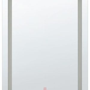 Lustro wiszące ścienne LED 60×80 srebrne 190907 Lustro wiszące ścienne LED 60×80 srebrne 190907