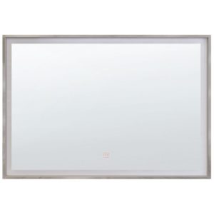 Lustro wiszące ścienne LED 60×80 srebrne 190908 Lustro wiszące ścienne LED 60×80 srebrne 190908