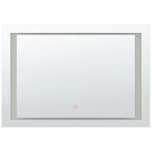 Lustro wiszące ścienne LED 60×80 srebrne 190906 Lustro wiszące ścienne LED 60×80 srebrne 190906