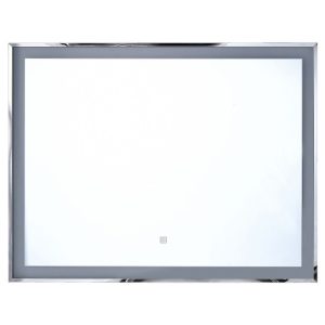 Lustro wiszące ścienne LED 90×70 srebrne 190902 Lustro wiszące ścienne LED 90×70 srebrne 190902