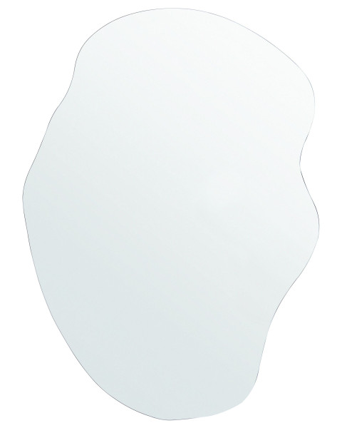 Lustro wiszące szklane 50x70 srebrne 302142