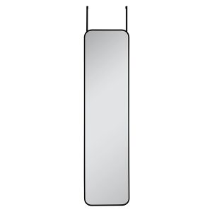 Lustro wiszące w ramie metalowej Beate 31,5×123 cm czarne 1029927 Lustro wiszące w ramie metalowej Beate 31,5×123 cm czarne 1029927