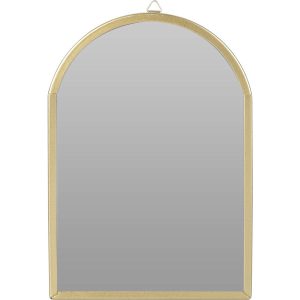 Lustro wiszące ze złotą ramą, 18 x 25 cm 146881 Lustro wiszące ze złotą ramą, 18 x 25 cm 146881