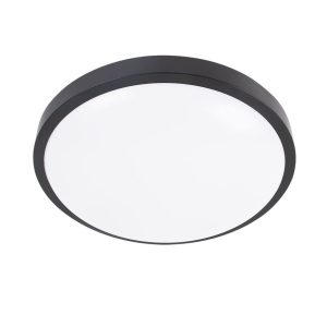 Luvo plafon okrągły 2xE27 IP44 czarny D29,5 1084657 Luvo plafon okrągły 2xE27 IP44 czarny D29,5 1084657