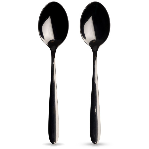 Łyżeczki do herbaty stalowe czarne BLACK 2 szt. 798303