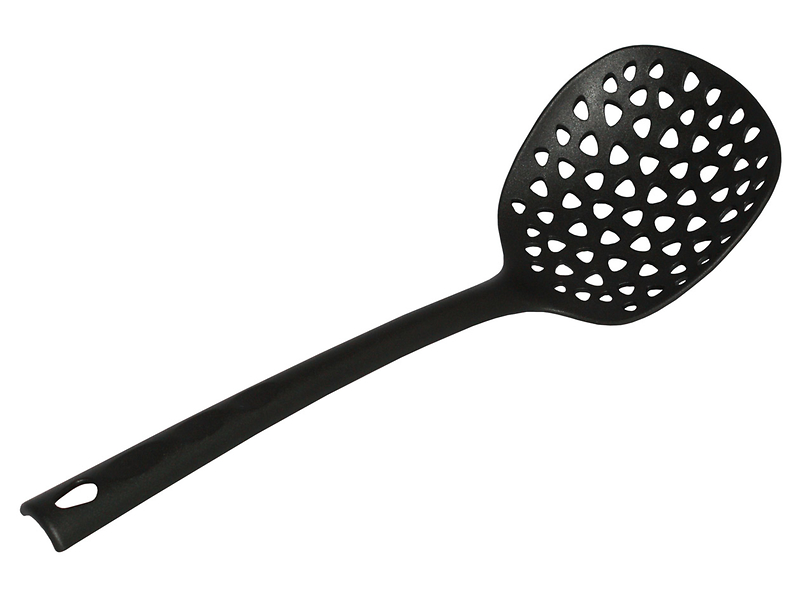 Łyżka cedzakowa nylonowa czarna 46355