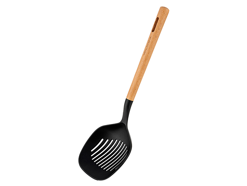 Łyżka cedzakowa nylonowa Timber czarna 47925