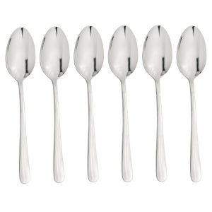 Łyżki obiadowe 6 sztuk komplet łyżek stołowych połysk KINGHOFF KH-1332 691843 Łyżki obiadowe 6 sztuk komplet łyżek stołowych połysk KINGHOFF KH-1332 691843