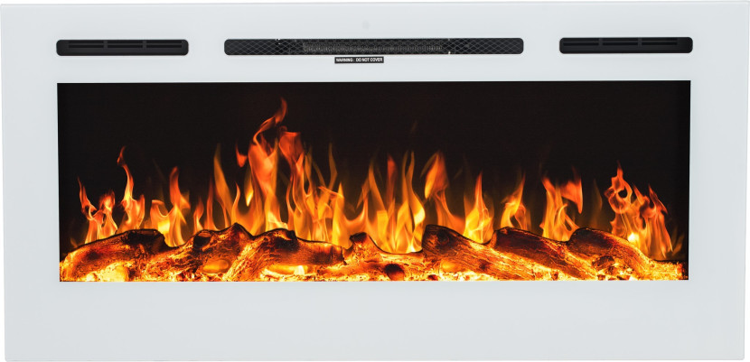 Majestic 45" Biały- Kominek Elektryczny Led Ścienny Aflamo 713478