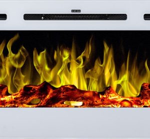 Majestic 50″ Biały- Kominek Elektryczny Led Ścienny Aflamo 713479 Majestic 50″ Biały- Kominek Elektryczny Led Ścienny Aflamo 713479