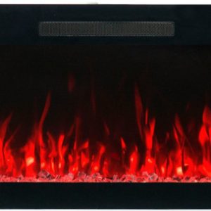 Majestic Pro 107Cm + Dźwięk, Kominek Elektryczny Led Ścienny Aflamo 763726 Majestic Pro 107Cm + Dźwięk, Kominek Elektryczny Led Ścienny Aflamo 763726
