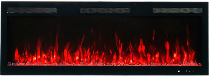 Majestic Pro 128Cm + Dźwięk, Kominek Elektryczny Led Ścienny Aflamo 763729