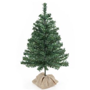 Mała choinka sztuczna 60 cm sosna naturalna z jutą na stolik mini ozdoba 800752 Mała choinka sztuczna 60 cm sosna naturalna z jutą na stolik mini ozdoba 800752