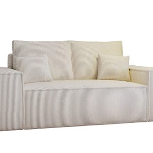 Mała kanapa do mieszkania 188 cm MALO KREMOWA 987629 Mała kanapa do mieszkania 188 cm MALO KREMOWA 987629