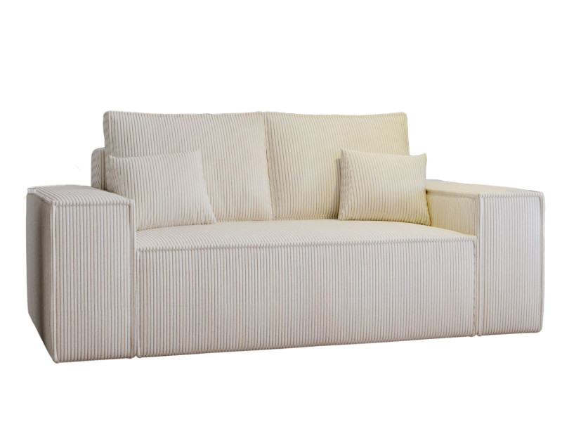 Mała kanapa do mieszkania 188 cm MALO KREMOWA 987629