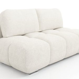 Mała kanapa rozkładana z funkcją spania Honey Mini biały baranek 195 cm 990099 Mała kanapa rozkładana z funkcją spania Honey Mini biały baranek 195 cm 990099