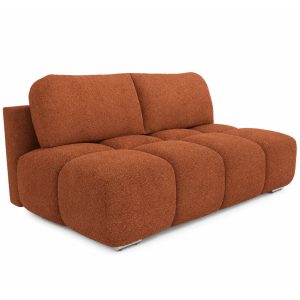 Mała kanapa rozkładana z funkcją spania Honey Mini rudy baranek 195 cm 985308 Mała kanapa rozkładana z funkcją spania Honey Mini rudy baranek 195 cm 985308