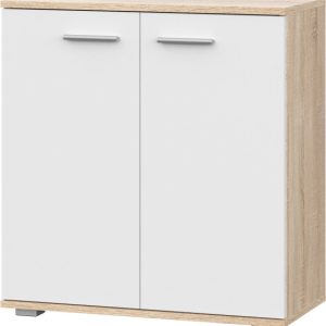 Mała komoda 69 cm dwudrzwiowa z półkami FONDI 1083659 Mała komoda 69 cm dwudrzwiowa z półkami FONDI 1083659