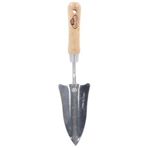 Mała łopatka ogrodowa stal nierdzewna z drewnianą rączką 33,9 cm 1022957 Mała łopatka ogrodowa stal nierdzewna z drewnianą rączką 33,9 cm 1022957