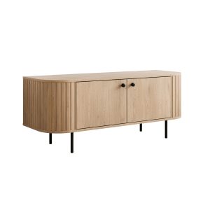 Mała szafka RTV OVALINE na nóżkach 123 cm 1058442 Mała szafka RTV OVALINE na nóżkach 123 cm 1058442
