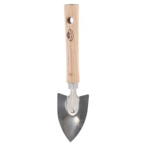 Mała szpachelka ogrodowa ze stali nierdzewnej z drewnianą rączką 29,8 cm 1022956 Mała szpachelka ogrodowa ze stali nierdzewnej z drewnianą rączką 29,8 cm 1022956
