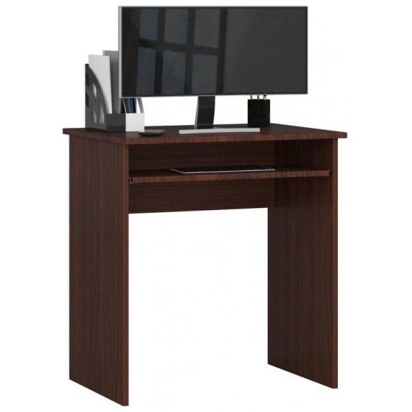 Małe biurko komputerowe, DESKO, 68x51x74 cm, wenge, mat | TYLETEGOTU 983861