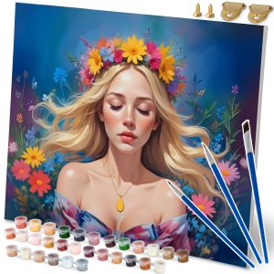 Malowanie po numerach obraz z ramą 40×50 Kobieta Massido 436493 Malowanie po numerach obraz z ramą 40×50 Kobieta Massido 436493