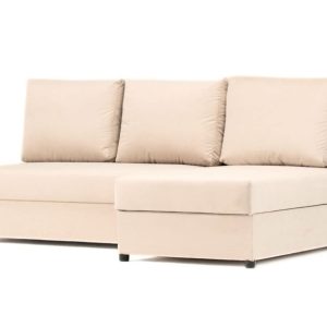 Mały narożnik 200cm z funkcją spania Paco beż 144590 Mały narożnik 200cm z funkcją spania Paco beż 144590