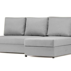 Mały narożnik 200cm z funkcją spania Paco szary 144583