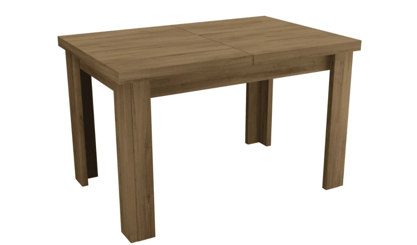 Mały stół rozkładany do salonu, jadalni 120x80, dąb lefkas 937723