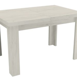 Mały stół rozkładany do salonu, jadalni 120×80, kraft biały 937721 Mały stół rozkładany do salonu, jadalni 120×80, kraft biały 937721