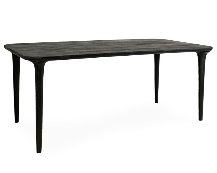 MaMaison stół jadalniany LAMINAR 200 czarny / drewno 662638