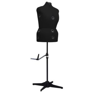 Manekin krawiecki Czarny l Poliester vidaXL 468987