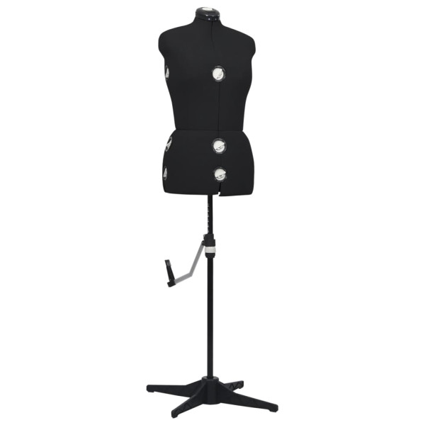 Manekin krawiecki Czarny m Poliester vidaXL 468988