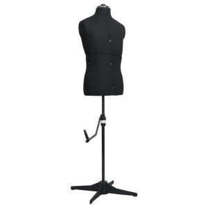 Manekin krawiecki Czarny Poliester vidaXL 468992