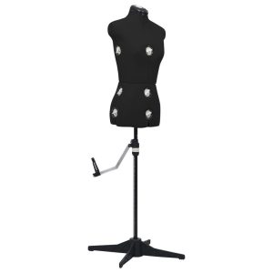 Manekin krawiecki Czarny s Poliester vidaXL 468989