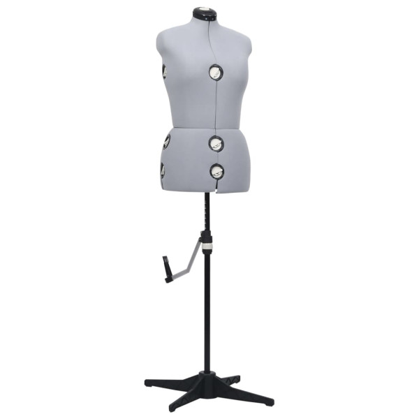 Manekin krawiecki Szary m Poliester vidaXL 473369