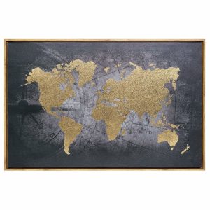 Mapa świata ścienna, dekoracja wisząca na ścianę 180407 Mapa świata ścienna, dekoracja wisząca na ścianę 180407