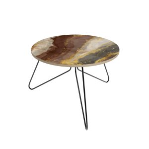 MARBLED ELEGANCE Stolik kawowy mały 442886 MARBLED ELEGANCE Stolik kawowy mały 442886