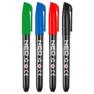 Marker budowlany kolory permanentny wodoodporny olejowy 4szt 378510 Marker budowlany kolory permanentny wodoodporny olejowy 4szt 378510