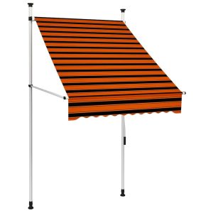 Markiza Balkonowa Tarasowa Ręcznie Zwijana Zadaszenie Ogrodowe 100 cm 948716 Markiza Balkonowa Tarasowa Ręcznie Zwijana Zadaszenie Ogrodowe 100 cm 948716