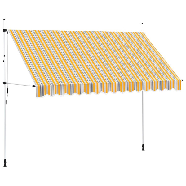 Markiza Balkonowa Tarasowa Ręcznie Zwijana Zadaszenie Ogrodowe 350 cm 948441