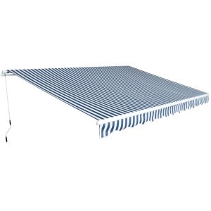 Markiza Balkonowa Tarasowa Ręcznie Zwijana Zadaszenie Ogrodowe 450 cm 948659 Markiza Balkonowa Tarasowa Ręcznie Zwijana Zadaszenie Ogrodowe 450 cm 948659
