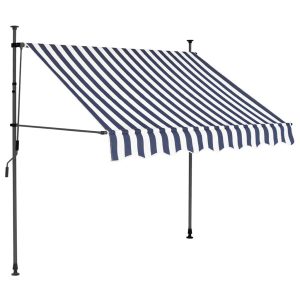Markiza Balkonowa Tarasowa Ręcznie Zwijana Zadaszenie Ogrodowe LED 150 cm 935124 Markiza Balkonowa Tarasowa Ręcznie Zwijana Zadaszenie Ogrodowe LED 150 cm 935124